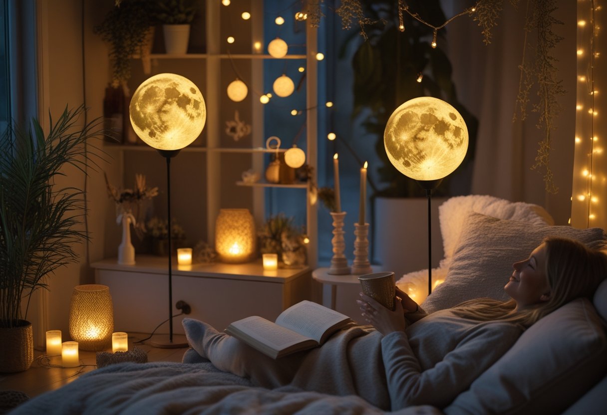 Sådan skaber du en hyggelig atmosfære med månelamper og smukke dekorationer